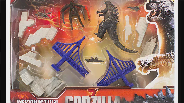 Godzilla 2014 Destruction City Pack Figure Review!