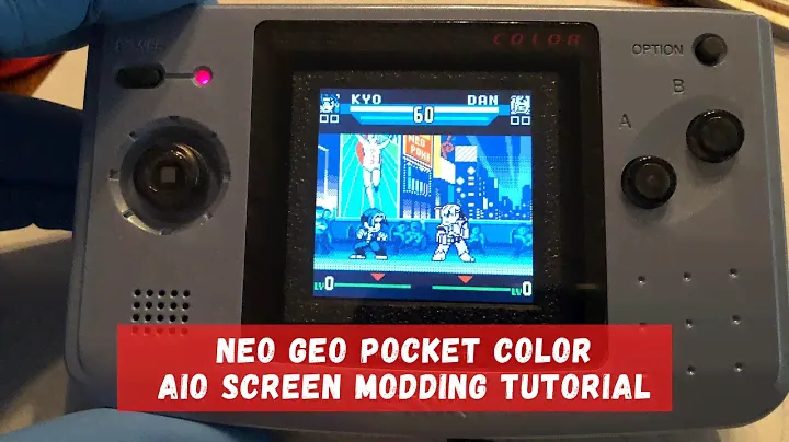 [MOD] The Neo-Geo Pocket Color AIO TFT Screen UPGRADE!  | NGPC Tutorial 2023