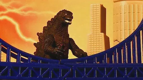 GODZILLA 2014 DESTRUCTION CITY SET UNBOXING from Bandai