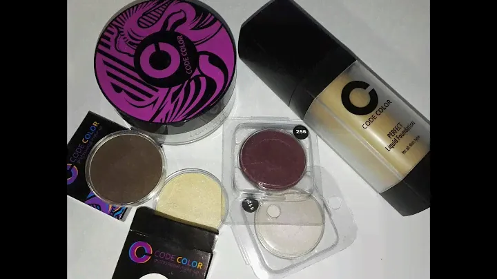 Обзор и макияж с косметикой Code Color
