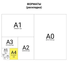 Бумага цветная Creative Color А4 80 г/м2 250 листов 5 цветов БНpr-250r/110519 (2) (65633)