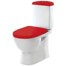 Sanita Luxe Унитаз-компакт Best Color Red 437051 с микролифтом