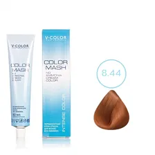 V-COLOR, Безаммиачная крем-краска для волос Color Mash 8.44 светло-русый медный интенсивный, 60 мл