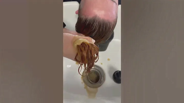 My simple hair color hack for brassy hair #hairtransformation #haircolor
