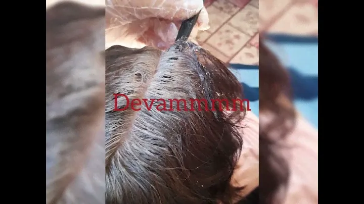 Nevacolor 4numara kahve ile saç boyuyoruz